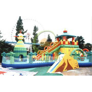 Monkey slide inflatable amusement park